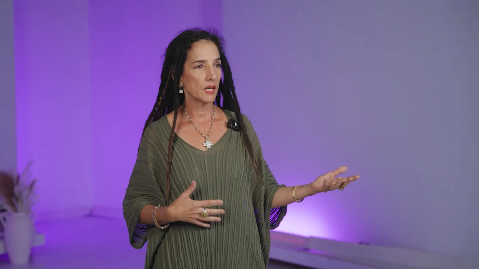 Elli Milan teaching a Mastery Program lesson on building a living as an artist