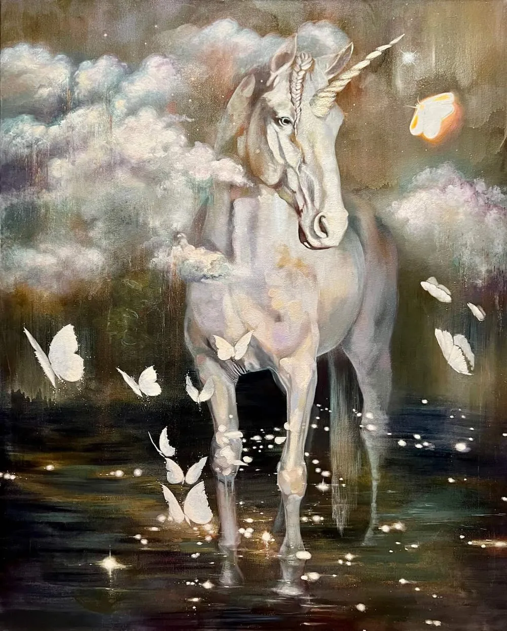 A poised messenger figure carrying a sense of purpose forward, ready to bring something meaningful out into the world