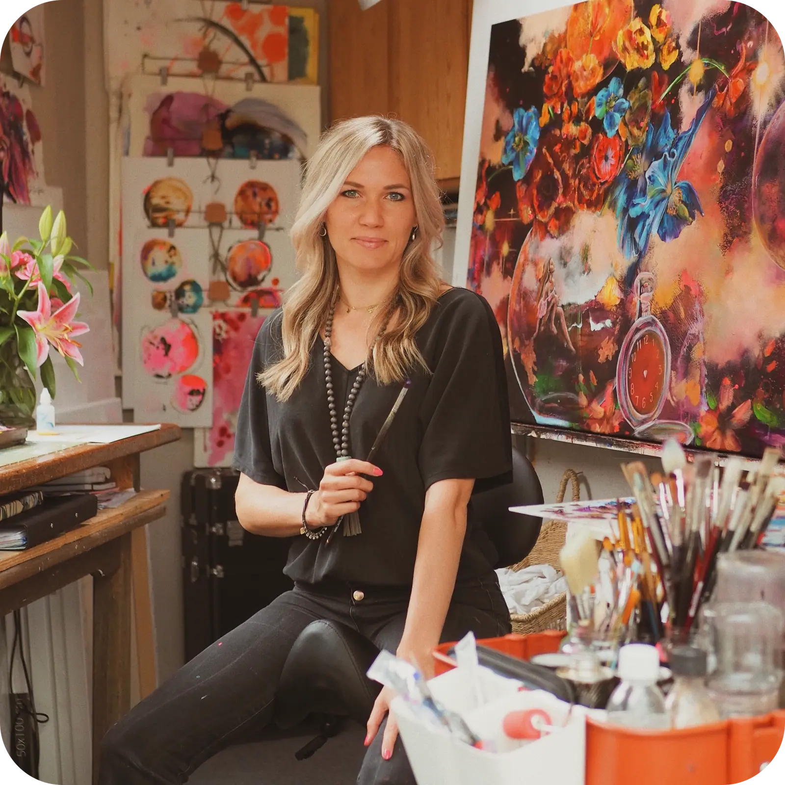 Mastery Program graduate Nicolette van den Hadelkamp, who won the Redemption Challenge in Season 3 of The Outstanding Artist