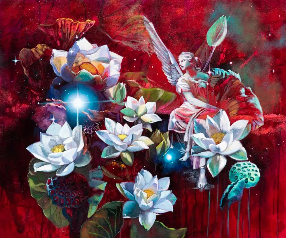 Painting with a single clear focal point that the eye lands on first